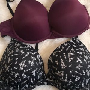 2 for 1 PINK push up bras